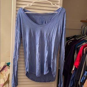 Light Blue long sleeve (form fitting) shirt